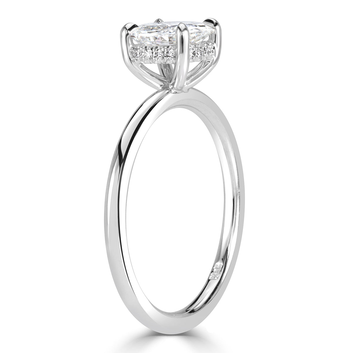 1.12ct Old Mine Cut Diamond Engagement Ring