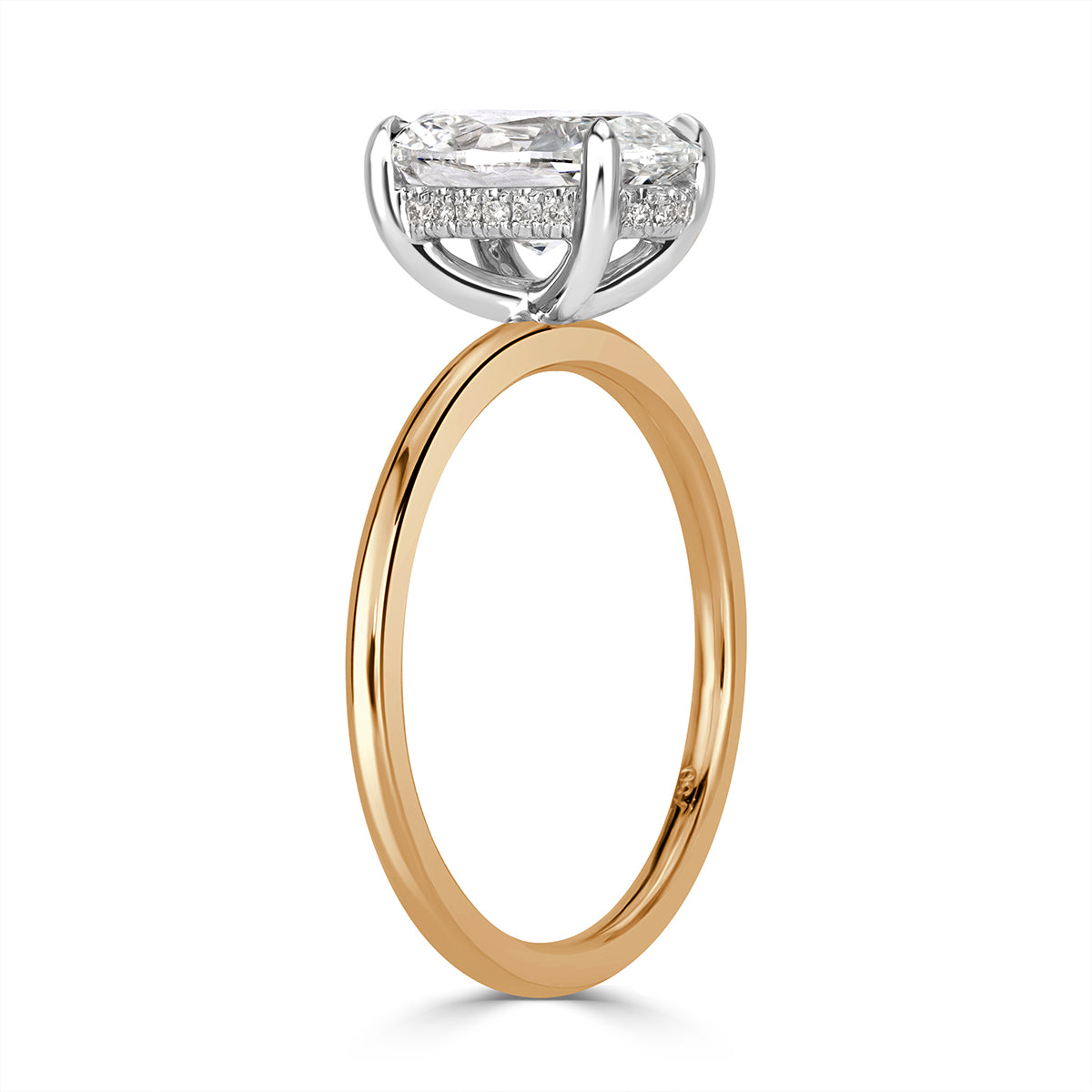 2.07ct Oval Cut Diamond Engagement Ring