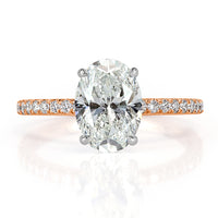 2.25ct Oval Cut Diamond Engagement Ring