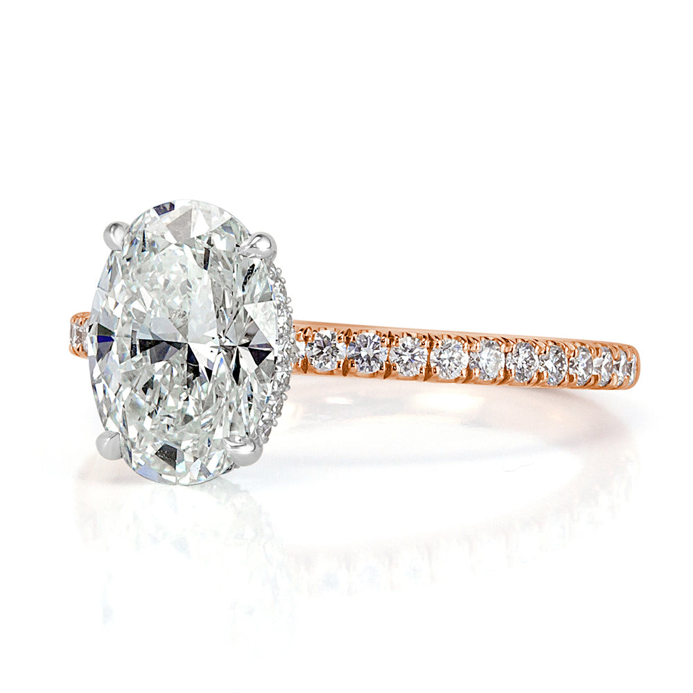 2.25ct Oval Cut Diamond Engagement Ring