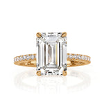4.49ct Emerald Cut Diamond Engagement Ring