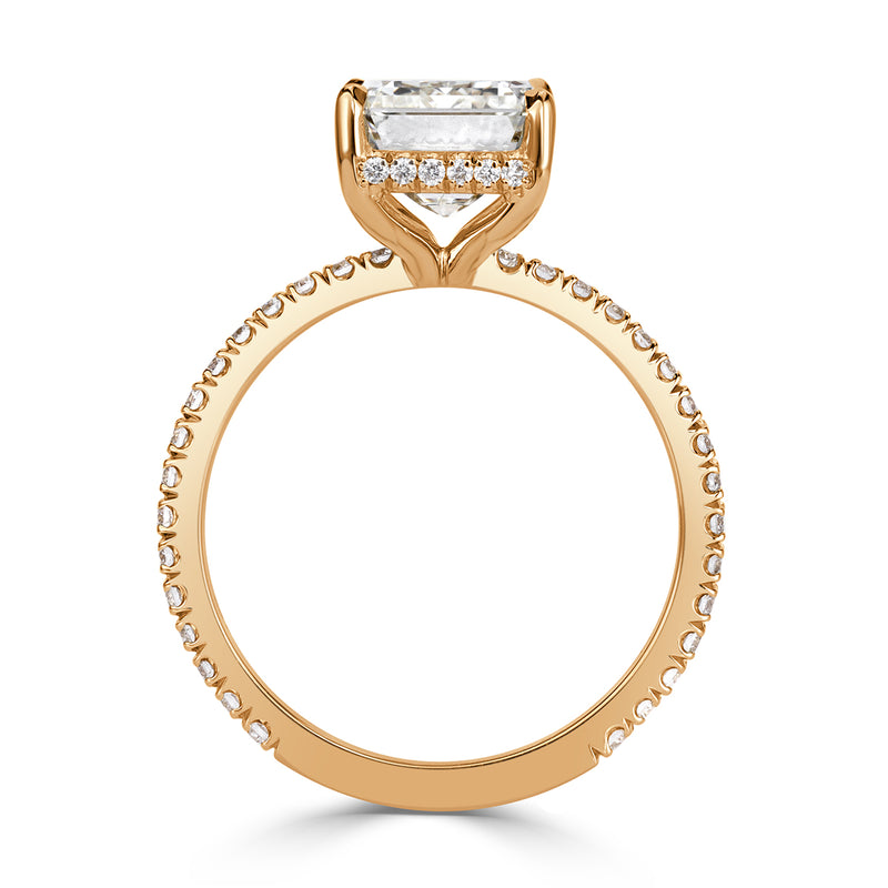 4.49ct Emerald Cut Diamond Engagement Ring