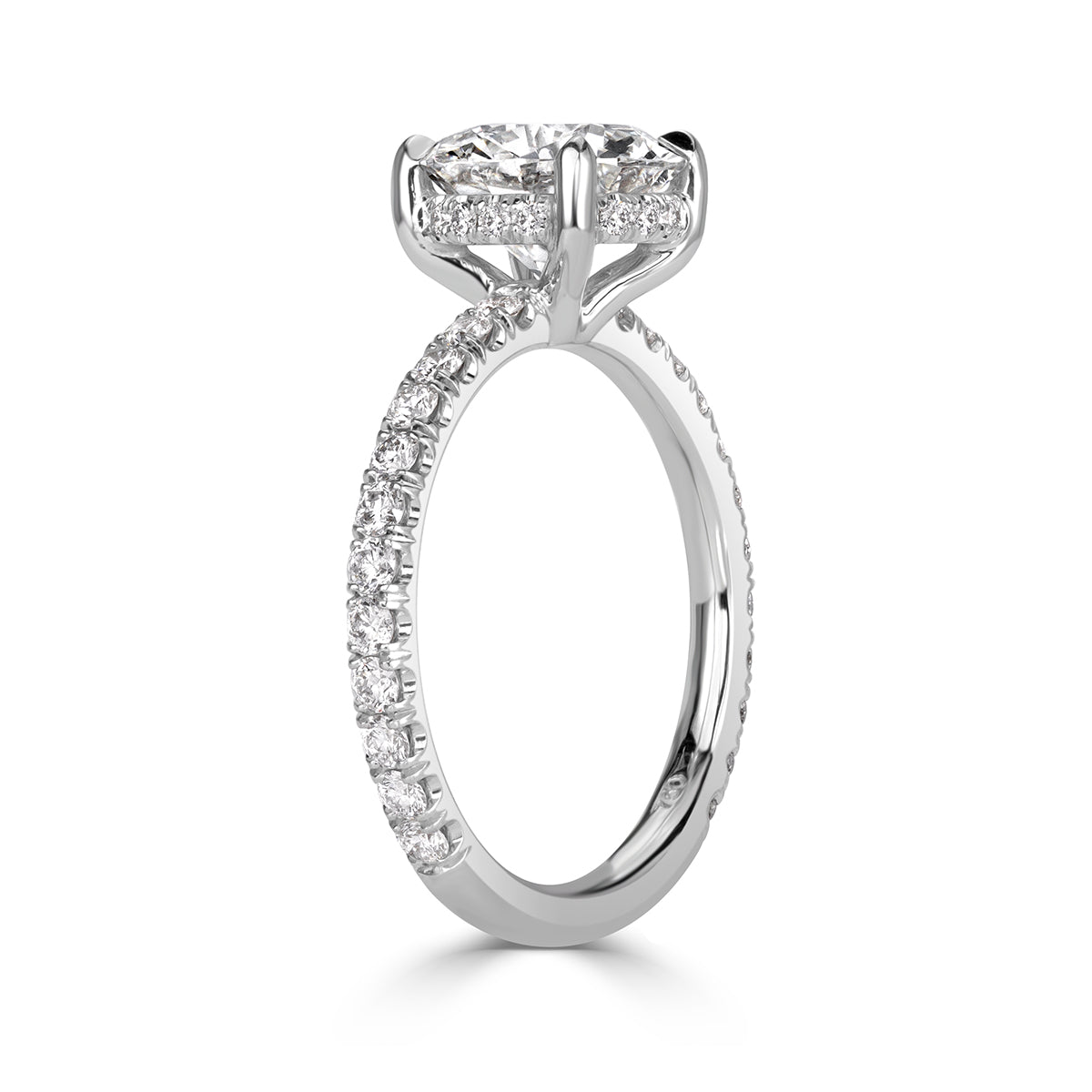 2.60ct Round Brilliant Cut Diamond Engagement Ring