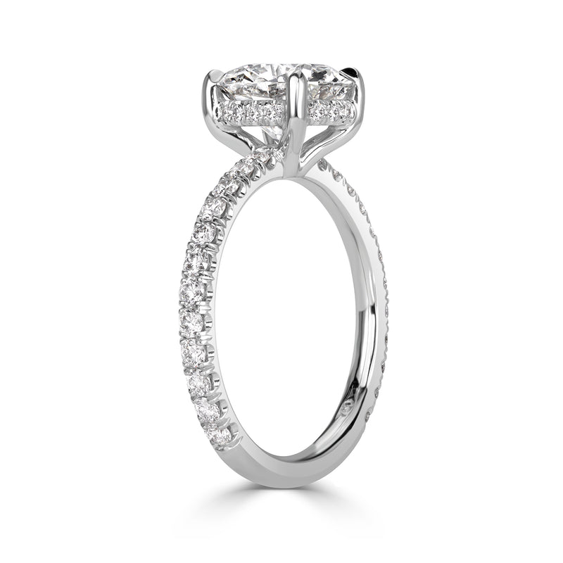 2.60ct Round Brilliant Cut Diamond Engagement Ring
