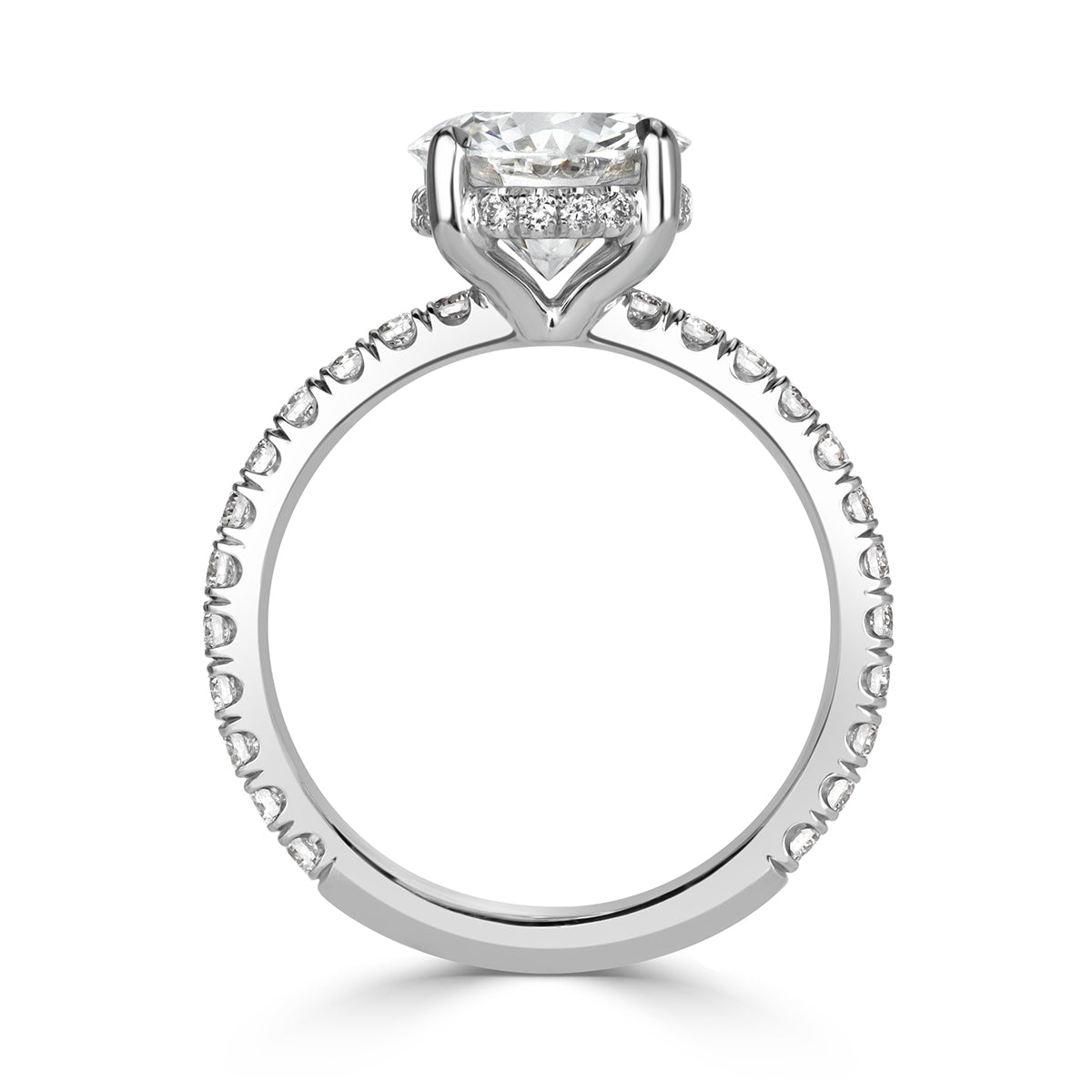 2.60ct Round Brilliant Cut Diamond Engagement Ring