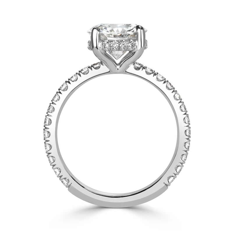 2.60ct Round Brilliant Cut Diamond Engagement Ring
