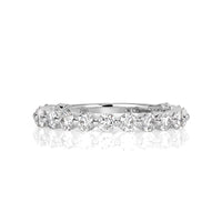 0.95ct Round Brilliant Cut Diamond Wedding Band in Platinum