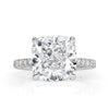 6.75ct Cushion Cut Diamond Engagement Ring