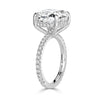 6.75ct Cushion Cut Diamond Engagement Ring