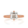 1.81ct Asscher Cut Diamond Engagement Ring