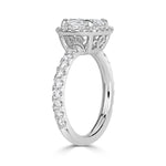 2.34ct Cushion Cut Diamond Engagement Ring