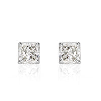 1.40ct Radiant Cut Diamond Stud Earrings