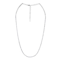 2.34ct Baguette Cut Diamond Necklace in 14k White Gold