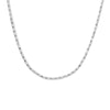 2.34ct Baguette Cut Diamond Tennis Necklace in 14K White Gold