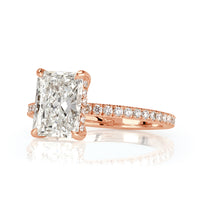 2.47ct Radiant Cut Diamond Engagement Ring