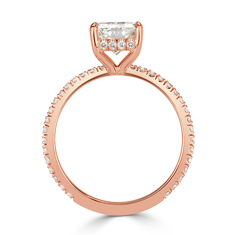 2.47ct Radiant Cut Diamond Engagement Ring