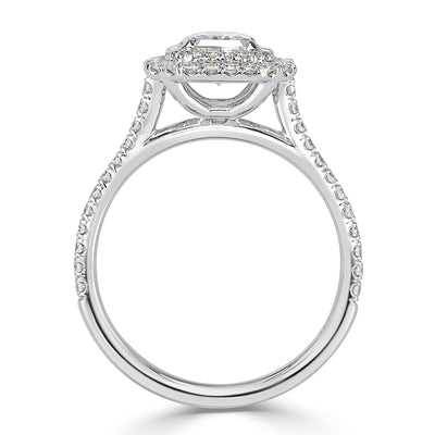 1.56ct Radiant Cut Diamond Engagement Ring
