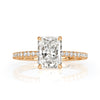 2.16ct Radiant Cut Diamond Engagement Ring