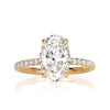 3.12ct Oval Cut Diamond Engagement Ring