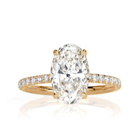 3.12ct Oval Cut Diamond Engagement Ring