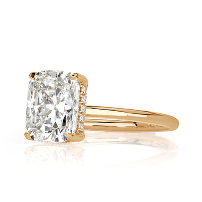 2.92ct Cushion Cut Diamond Engagement Ring