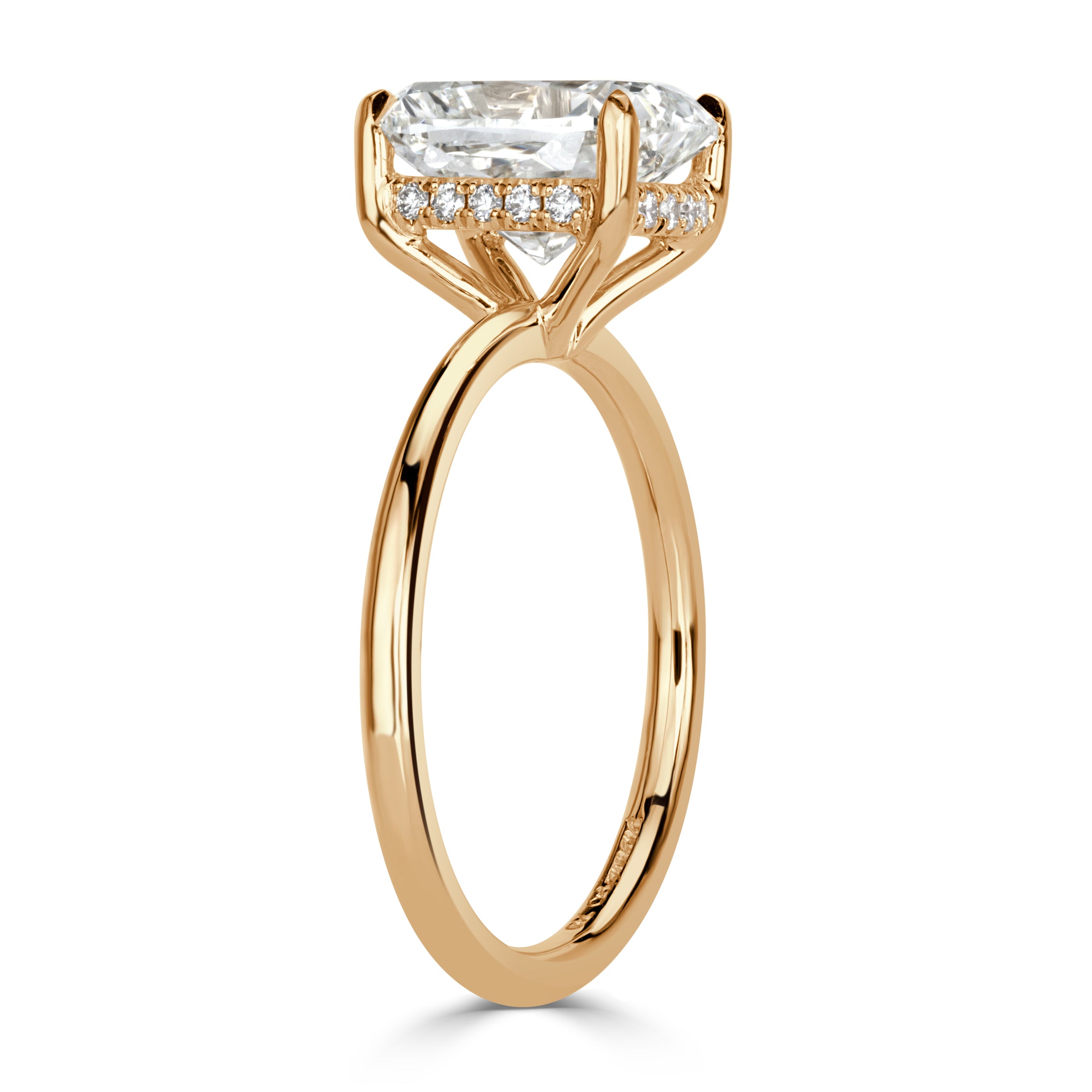 2.92ct Cushion Cut Diamond Engagement Ring