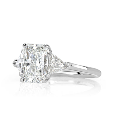 3.68ct Radiant Cut Diamond Engagement Ring