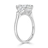 3.68ct Radiant Cut Diamond Engagement Ring