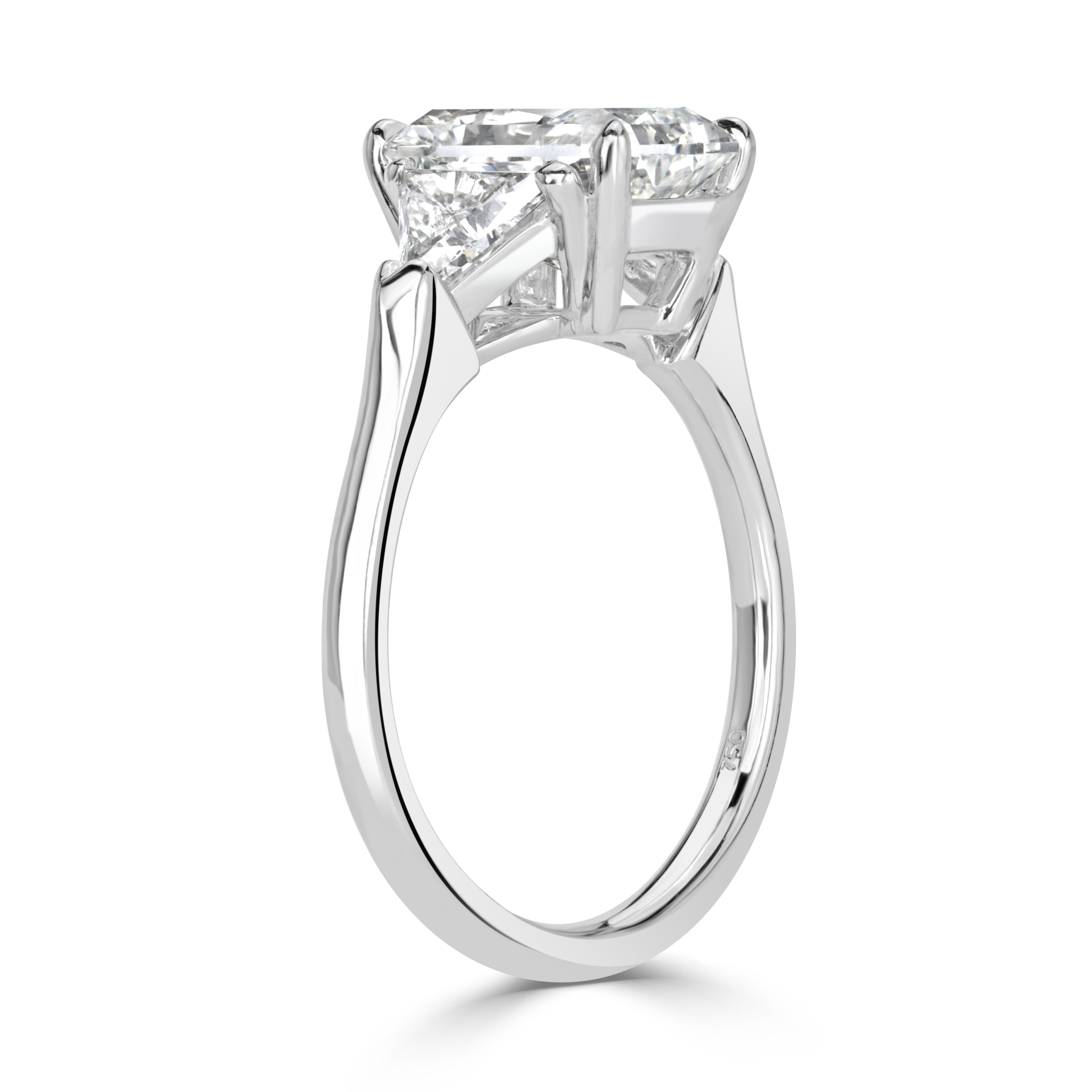 3.68ct Radiant Cut Diamond Engagement Ring