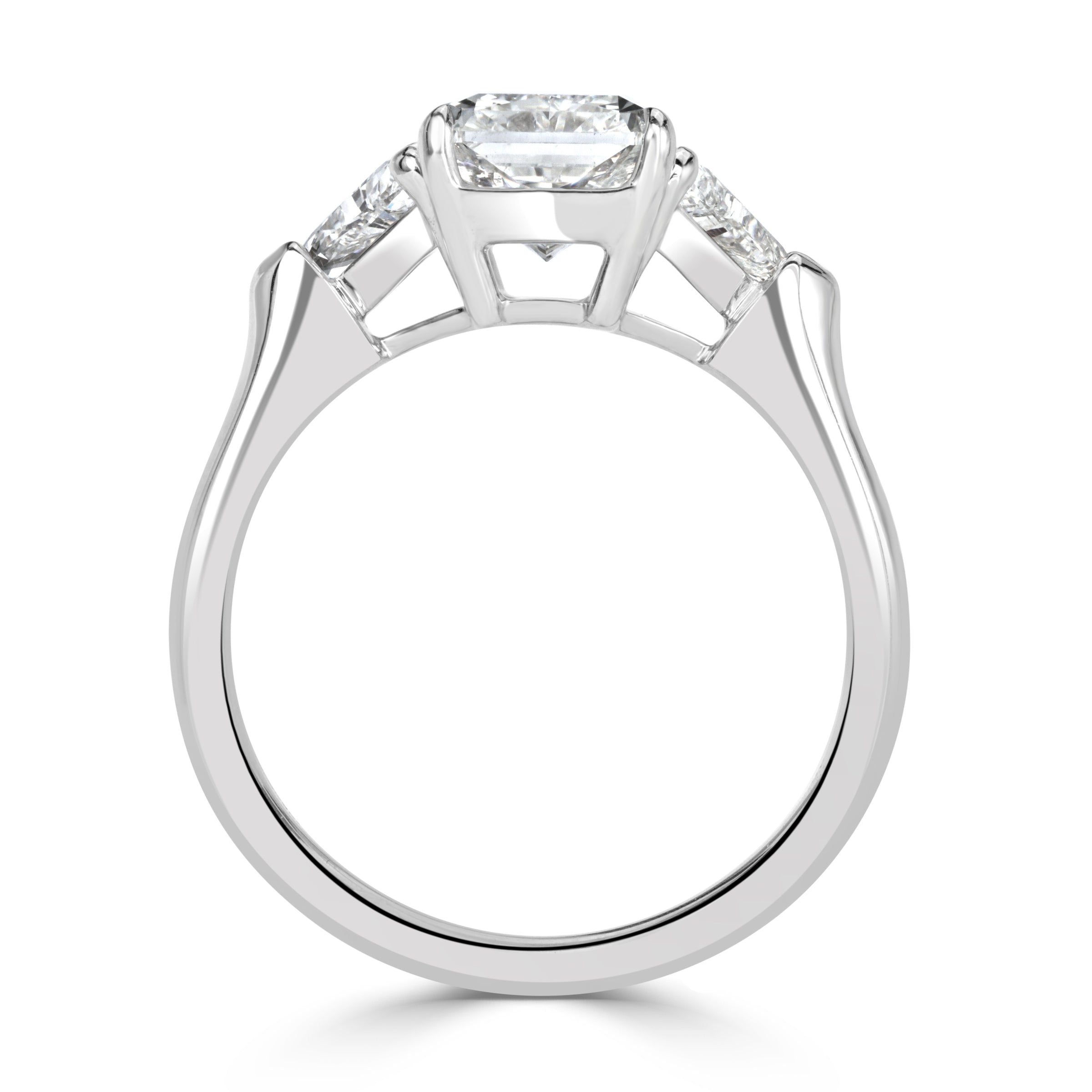 3.68ct Radiant Cut Diamond Engagement Ring