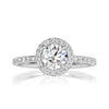1.21ct Round Brilliant Cut Diamond Engagement Ring
