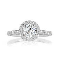 1.21ct Round Brilliant Cut Diamond Engagement Ring
