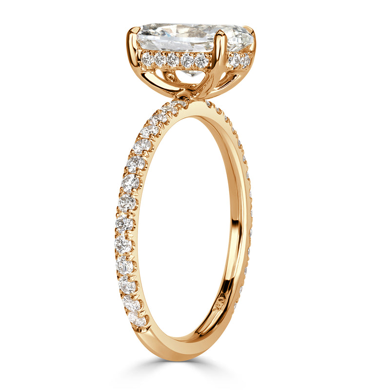 2.29ct Oval Cut Diamond Engagement Ring