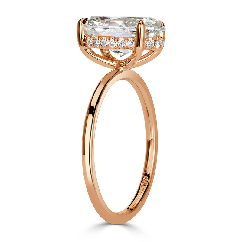 3.33ct Oval Cut Diamond Engagement Ring