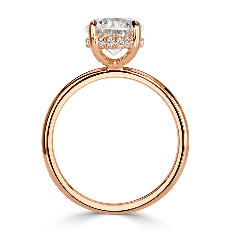 3.33ct Oval Cut Diamond Engagement Ring