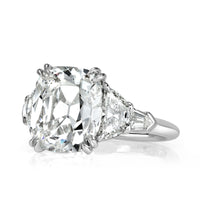 6.27ct Old Mine Cut Diamond Engagement Ring