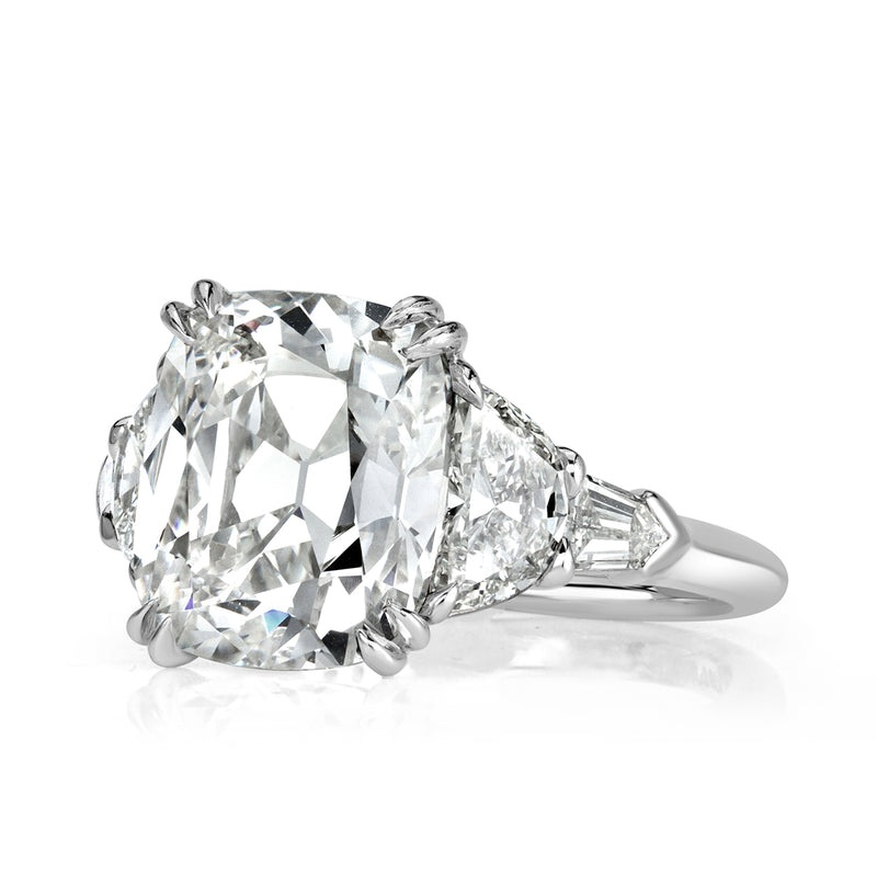 6.27ct Old Mine Cut Diamond Engagement Ring