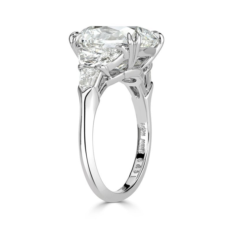 6.27ct Old Mine Cut Diamond Engagement Ring