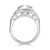 6.27ct Old Mine Cut Diamond Engagement Ring