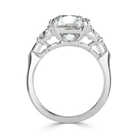 6.27ct Old Mine Cut Diamond Engagement Ring