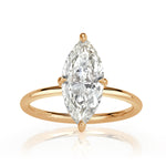 2.33ct Marquise Cut Diamond Engagement Ring