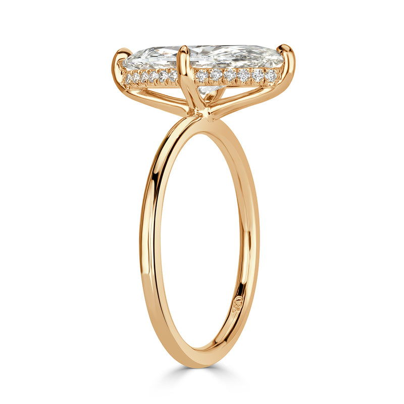 2.33ct Marquise Cut Diamond Engagement Ring