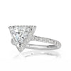 1.98ct Trillion Cut Diamond Engagement Ring