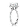 1.98ct Trillion Cut Diamond Engagement Ring