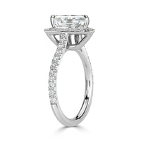 1.98ct Trillion Cut Diamond Engagement Ring