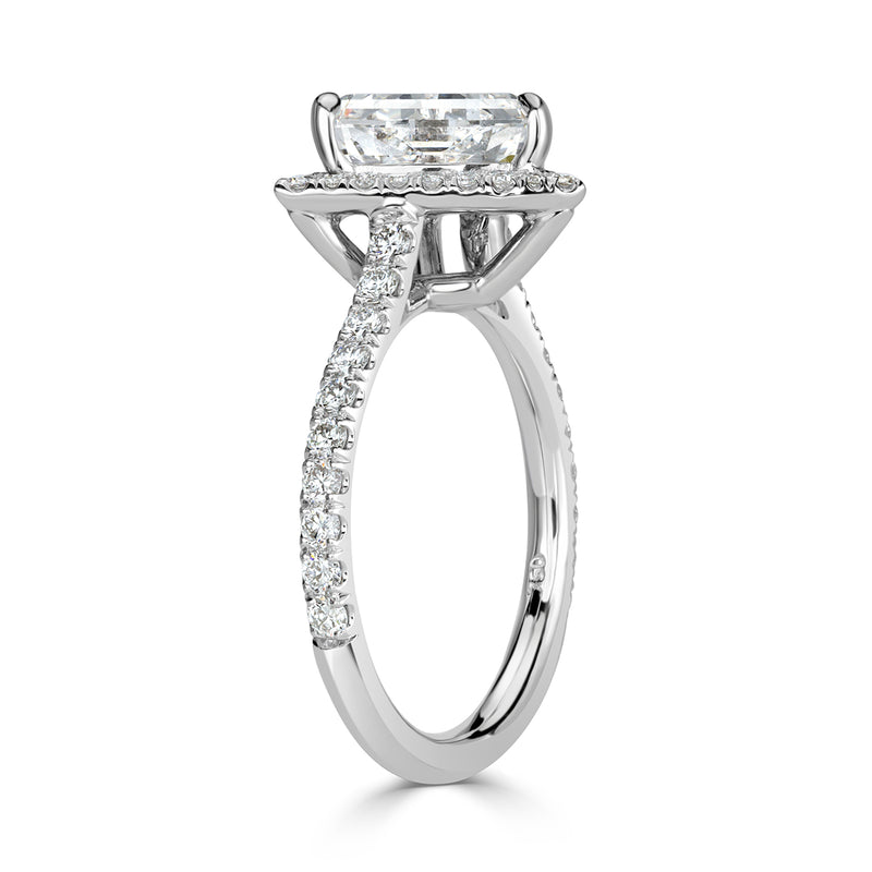 1.98ct Trillion Cut Diamond Engagement Ring