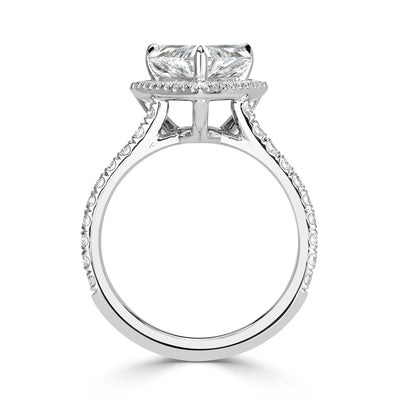 1.98ct Trillion Cut Diamond Engagement Ring
