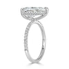 3.37ct Pear Shaped Diamond Engagement Ring