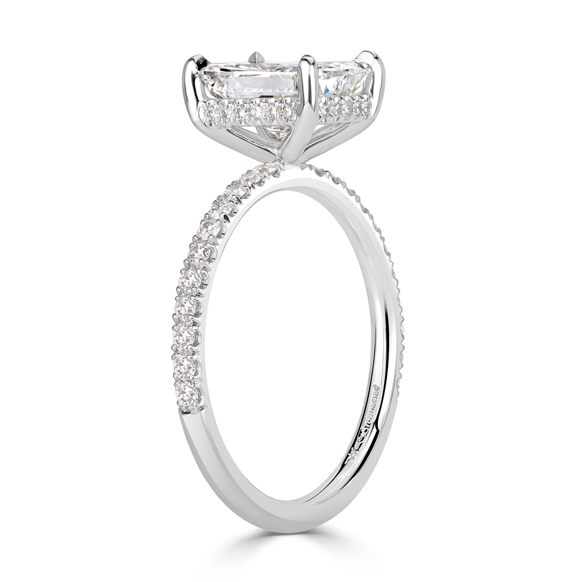 2.33ct Cushion Cut Diamond Engagement Ring