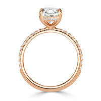 2.37ct Old Mine Cut Diamond Engagement Ring